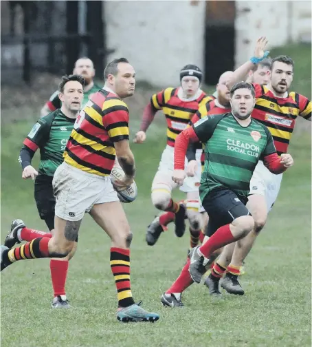  ??  ?? Sunderland in action in last Saturday’s win against South Shields.