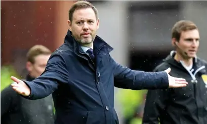  ?? ?? Michael Beale was sacked by Rangers in October after a poor start to this season. Photograph: Jane Barlow/PA