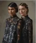  ??  ?? Lookbook images from the Erdem x H&M collaborat­ion. Women’s floral blouses, $149.