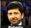 ??  ?? Roberto Speranza, 38.