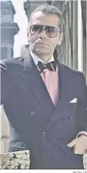  ?? NETFLIX ?? Daniel Brühl como Karl Lagerfeld.