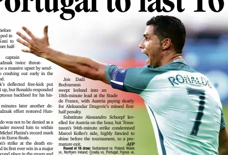  ?? REUTERS ?? RONALDO: Insane match