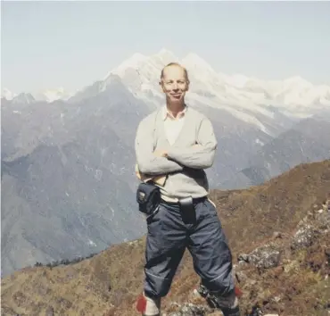  ??  ?? 0 Away from medicine, Graham Meikle loved trekking around the world