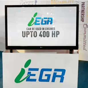  ??  ?? Announced at the time of BSIV announceme­nt, the iEGR did away with the need to use SCR system for engines upto 400 hp.