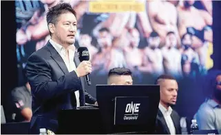  ?? ?? ONE chairman/CEO Chatri Sityodtong