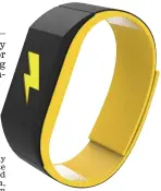  ??  ?? The Pavlok: The £120 wristband delivers a 255-volt shock if the wearer exceeds spending limits