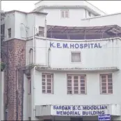  ??  ?? Two wards of the KEM Hospital are undergoing renovation work and the time for completion is not known.