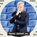  ??  ?? Kenny Jackett (PA)