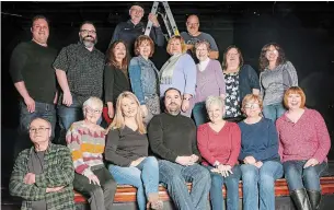  ?? LINDSEY RYDER PHOTO ?? The cast and crew of Waterdown’s Village Theatre’s (now postponed) production of “Enchanted April.” There’s hope it could open in November.