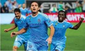  ??  ?? Frank Lampard during his time with New York City FC in 2016. Photograph: Michael Stewart/Getty Images