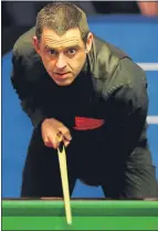  ??  ?? Ronnie O’sullivan