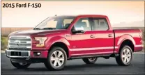  ??  ?? 2015 Ford F-150