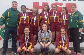  ??  ?? The Duagh/Lyre under-15 futsal team that won gold medals at the Community Games National Finals