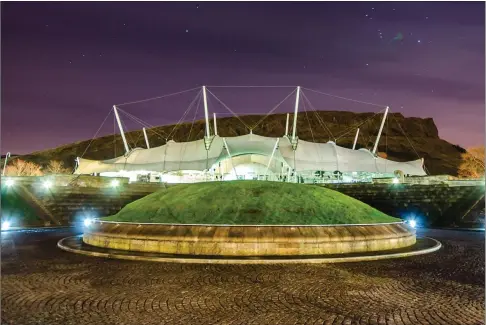  ??  ?? CAPITAL INVESTMENT: Edinburgh's Dynamic Earth venue hosted Low Carbon Scotland 2018 last week, an annual event focusing on Scotland's carbon policies and proposals.