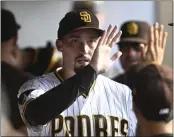  ?? DENIS POROY - GETTY IMAGES ?? Blake Snell, who won the Cy Young Award last year while pitching for the Padres, is set to sign with the Giants.