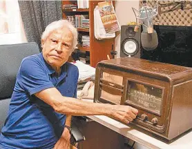  ?? CÉSAR ABREU / DIVULGAÇÃO ?? Aos 93 anos, o jornalista Cid Moreira lança rádio: ‘ Renascendo’