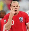  ?? GETTY IMAGES ?? Wayne Rooney gestures to the linesman after Frank Lampard’s disallowed goal.