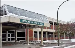  ?? NEWS FILE PHOTO ?? Medicine Hat High School is accepting name suggestion­s through its social media pages. The school announced last September it would be moving away from the names ‘Mohawks’ and ‘Kwahommies.’