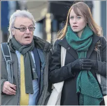  ??  ?? Don and Emma Maguire outside court yesterday