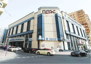  ?? Antonin Kélian Kallouche/Gulf News ?? The NMC Hospital in Al Qusais, Dubai. The health care group, which had run up exposures of $6 billion-plus with more than 80 institutio­ns, is now under the care of an administra­tor.