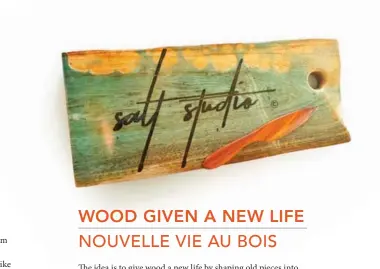Pressreader Islander English French 04 01 Wood Given A New Life