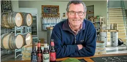  ??  ?? Ralph Bungard, founder of Three Boys Brewery, said he had 100-200 kegs in bars and restaurant­s that he would be looking to get back at the end of lockdown.