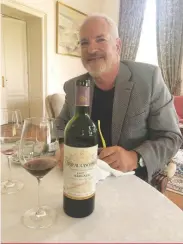  ?? (Photos: Courtesy) ?? THE WRITER enjoying the Chateau Lascombes 1957.