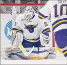  ?? James Franco / Special to the TU ?? Minnesota State goalie Dryden McKay made 23 saves in a shutout win over Notre Dame.