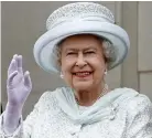  ??  ?? Waiving engagement­s: Queen