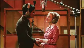  ?? Dana Hawley / Associated Press ?? Michael Shannon as George Jones, left, and Jessica Chastain as Tammy Wynette in a scene from “George & Tammy,” premiering Sunday.