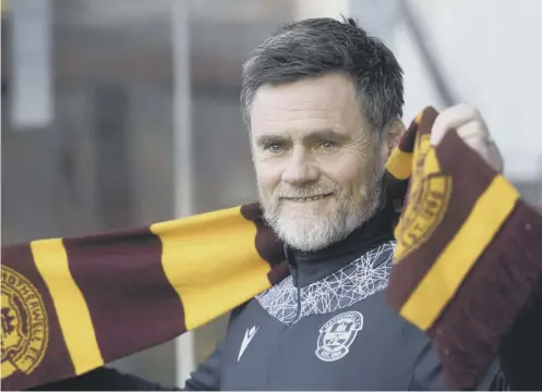  ??  ?? 0 Graham Alexander was unveiled to the media yesterday and will take charge of his first match against St Mirren today