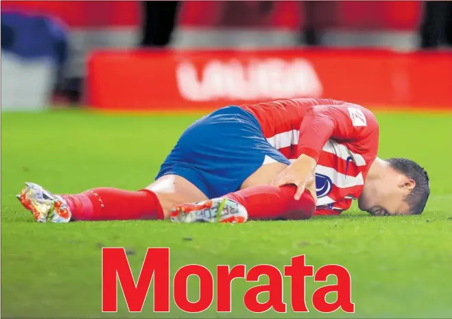  ?? ?? Álvaro Morata, sobre el césped del Ramón Sánchez-Pizjuán.