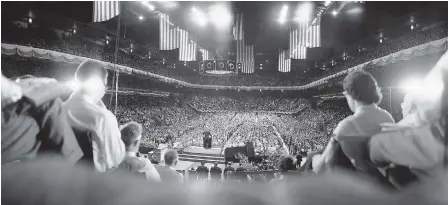  ?? ASSOCIATED PRESS FILE PHOTO BY HANS VON NOLDE ?? Madison Square Garden was packed as evangelist Billy Graham opened his second crusade for “A Spiritual Revolution in the City,” at Madison Square Garden, New York City, May 16, 1957.