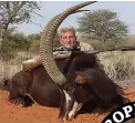  ?? ?? PHOTOS Steve Bull, UK hunter on Africa trip