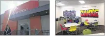  ??  ?? Job center renovation­s include integratin­g all services within one facility and four entry points for specific services. The center features space for high school-aged students who are preparing for the workforce after school.