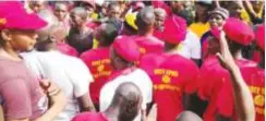  ??  ?? UPND members during a rally