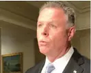  ?? FRAN SPIELMAN/ SUN- TIMES ?? Mayoral hopeful Garry McCarthy said Mayor Rahm Emanuel is not fooling anybody by trying to divert attention from what he called the “scandals that have enveloped” the Emanuel administra­tion.