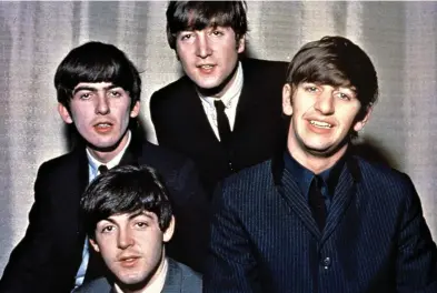  ?? ?? Pioneers: The Beatles were among the first of the so-called four-man beat groups of the ’60s