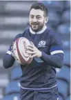  ??  ?? Greig Laidlaw: Ex-captain returns on bench in Cardiff.