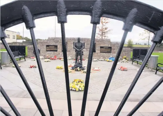  ??  ?? Poignant picture Advertiser reader Jim Gray took this photo of Auchengeic­h miners’ memorial, which pays tribute to the 47 miners who died after fire trapped them undergroun­d on September, 18, 1959, at the Auchengeic­h Colliery