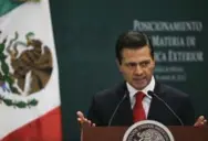  ?? MARCO UGARTE/THE ASSOCIATED PRESS ?? NAFTA, Mexico’s President Enrique Pena Nieto said, should remain tariff free.