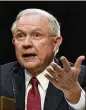  ?? OLIVIER DOULIERY / ABACA PRESS ?? Jeff Sessions has recused himself from matters relating to the Russia probe.