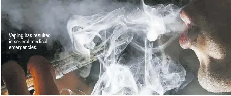 Before the vape crisis floats in