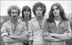  ?? COURTESY OF HENRY DILTZ, SHOWTIME ?? From left, the original lineup of the Eagles with Bernie Leadon, Randy Meisner, Don Henley and Glenn Frey. Meisner, a founding member of the Eagles who added high harmonies to such favorites as “Take It Easy” and “The Best of My Love” and stepped out front for the waltz-time ballad “Take It to the Limit,” has died, the band said Thursday.