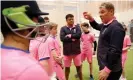  ??  ?? Shane Warne at the recent launch of the Rajasthan Royals UK academy in Cobham, Surrey. Photograph: Luke Walker/ Getty Images for Rajasthan Royals
