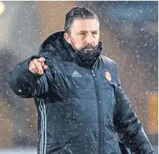  ??  ?? Aberdeen boss Derek McInnes has concerns.