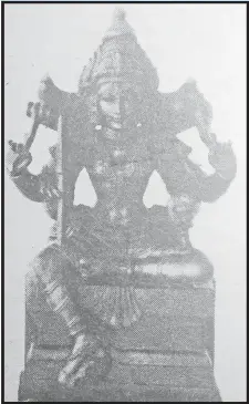  ?? Picture: FILE ?? The statue of the Hindu goddess Mariamman, made of solid black granite, installed at the Then Indian Valibhar Lovu Sangam temple near Lautoka, at a ceremony attended by hundreds of South Indians.