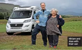  ?? ?? Miriam and Alan with their van