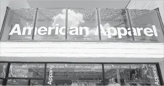  ?? KEITH SRAKOCIC THE ASSOCIATED PRESS FILE PHOTO ?? One of America's most controvers­ial clothing brands is making a comeback, as American Apparel returns to the Canadian market.