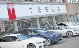  ?? REUTERS ?? Tesla, owned by billionair­e Elon Musk and headquarte­red in the US, makes luxury sports electric cars which are renowned for their range, innovation and styling.